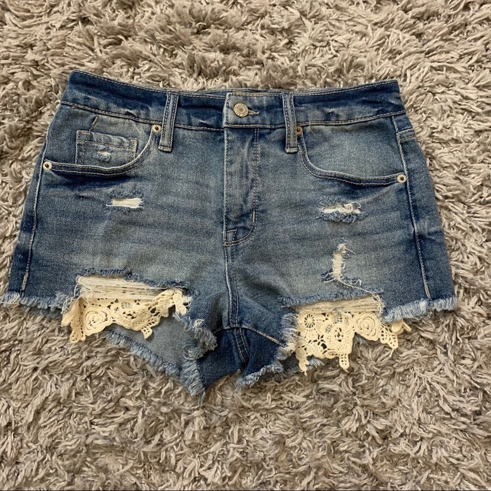 High-Rise jean shorts